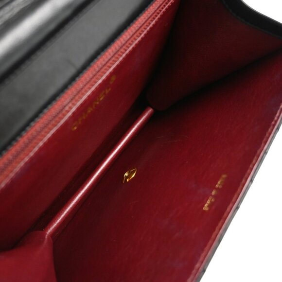 Chanel Black Lambskin Turnlock Small Half Flap Shoulder Bag - Picture 9 of 9